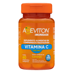 Aceviton-Vitamina-C-60-500mg---Caixa-com-60-Comprimidos-mastigaveis---7897947600836---Posicao-1