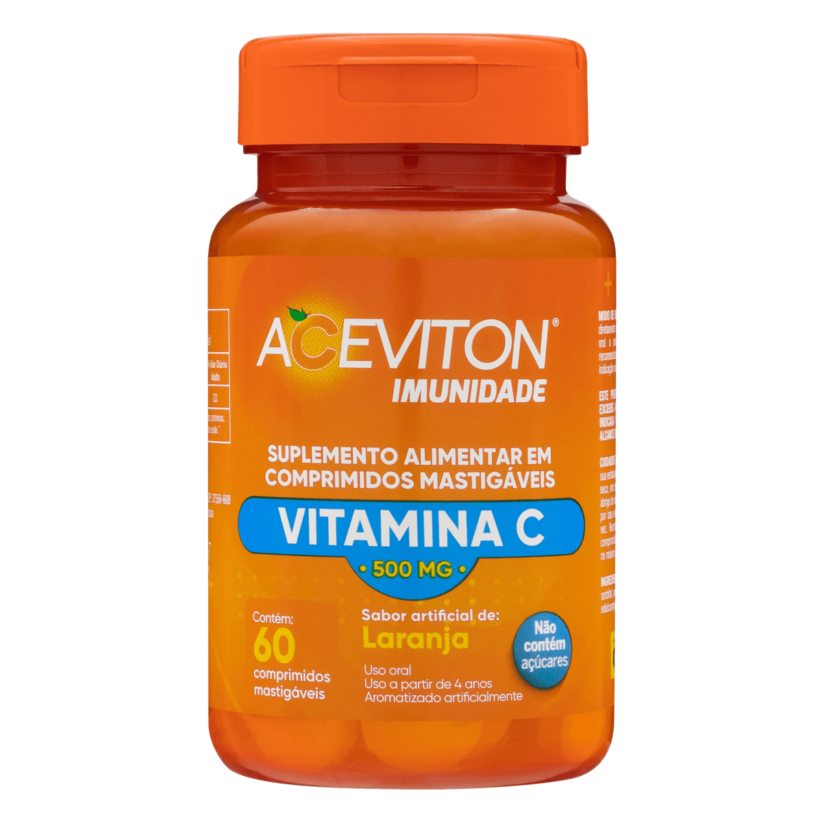 Vitamina C Aceviton 500mg - 60 Comprimidos mastigáveis - Preview 1