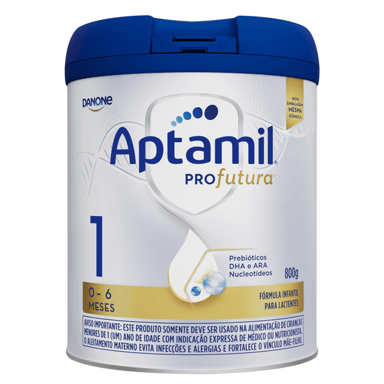 Fórmula Infantil Aptamil Profutura 1 (0 a 6 meses) - Lata com 800g - Imagem 1