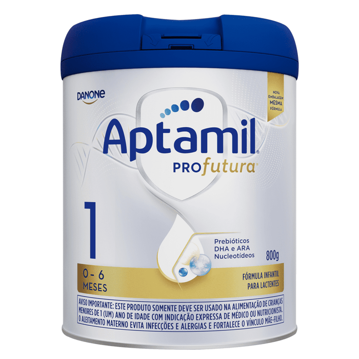Fórmula Infantil Aptamil Profutura 1 (0 a 6 meses) - Lata com 800g - Imagem 1