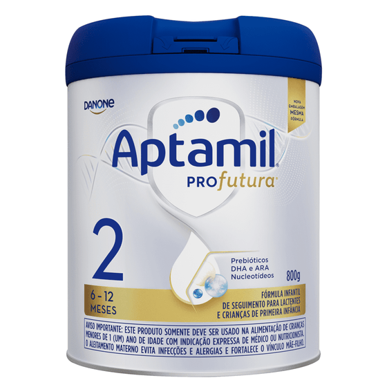 Fórmula Infantil Aptamil Profutura 2 (6 a 12 meses) - Lata com 800g - Imagem 1