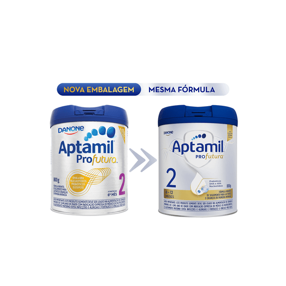 Fórmula Infantil Aptamil Profutura 2 (6 a 12 meses) - Lata com 800g - Imagem 2