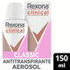 Desodorante Rexona Clinical Aerosol Classic Woman 150ml - Preview 1