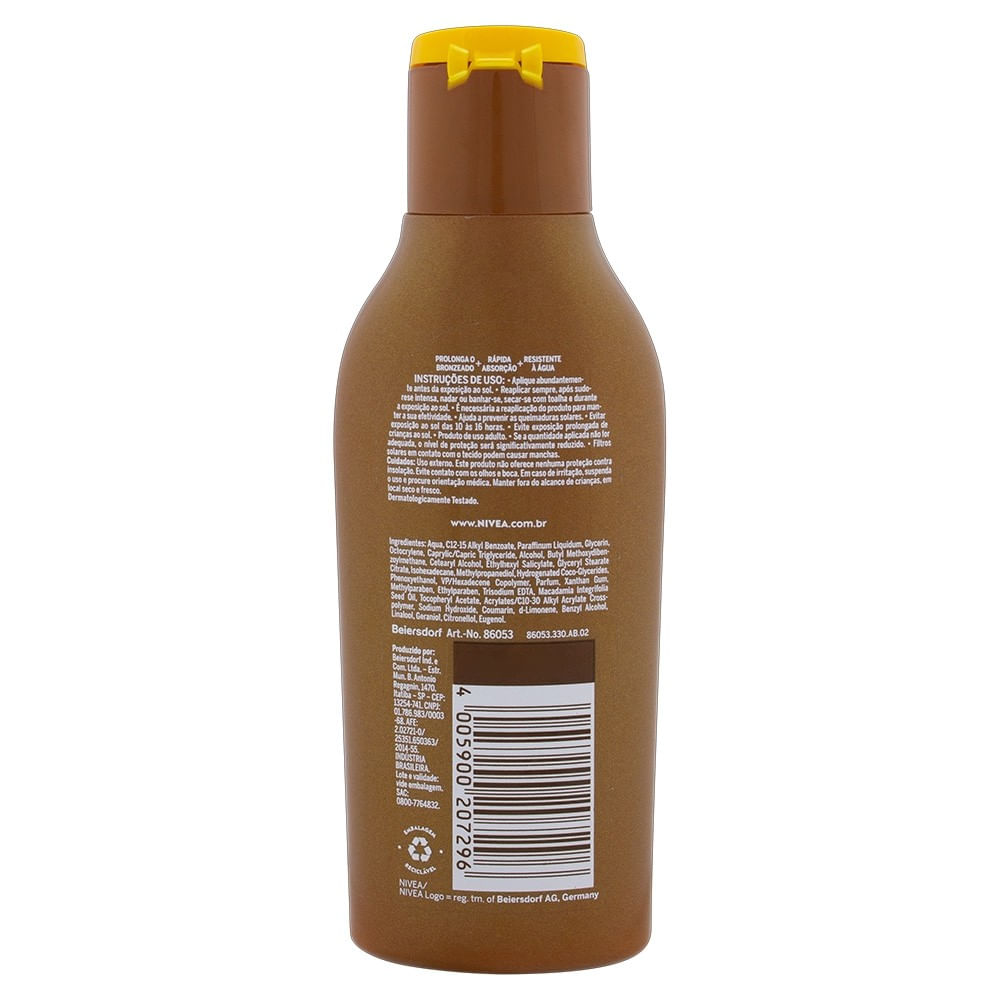Bronzeador Intense & Bronze FPS6 Nivea Sun 125ml - Imagem 2