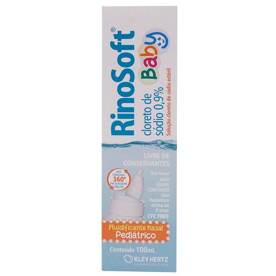 Rinosoft Baby 9mg/mL Solução Nasal - Frasco com 100mL - Imagem 1