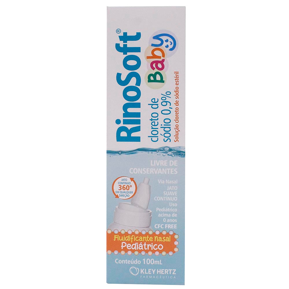 Rinosoft Baby 9mg/mL Solução Nasal - Frasco com 100mL - Imagem 1