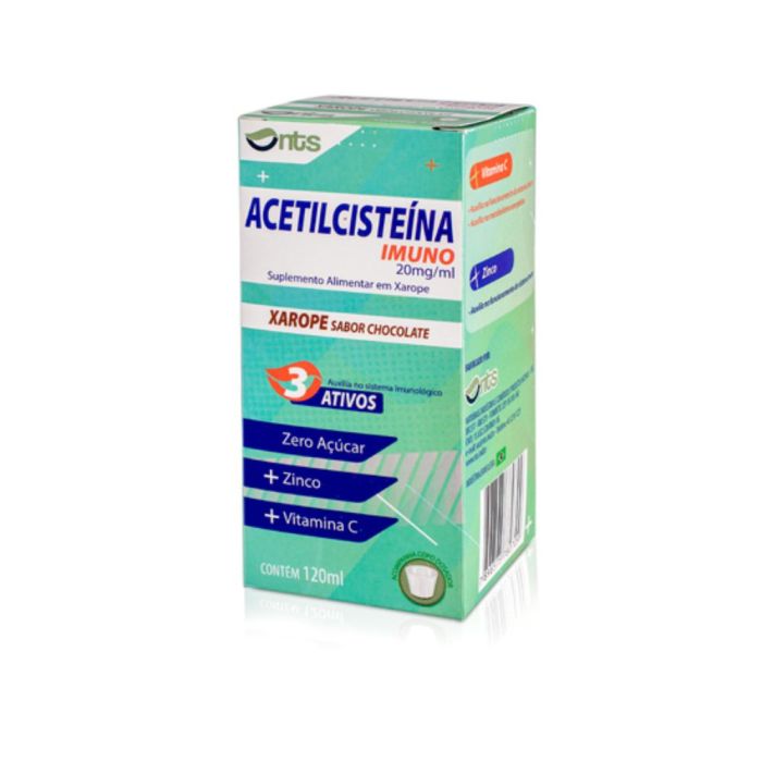 Acetilcisteína Imuno 20mg/mL Xarope - Frasco com 20mL - Imagem 1
