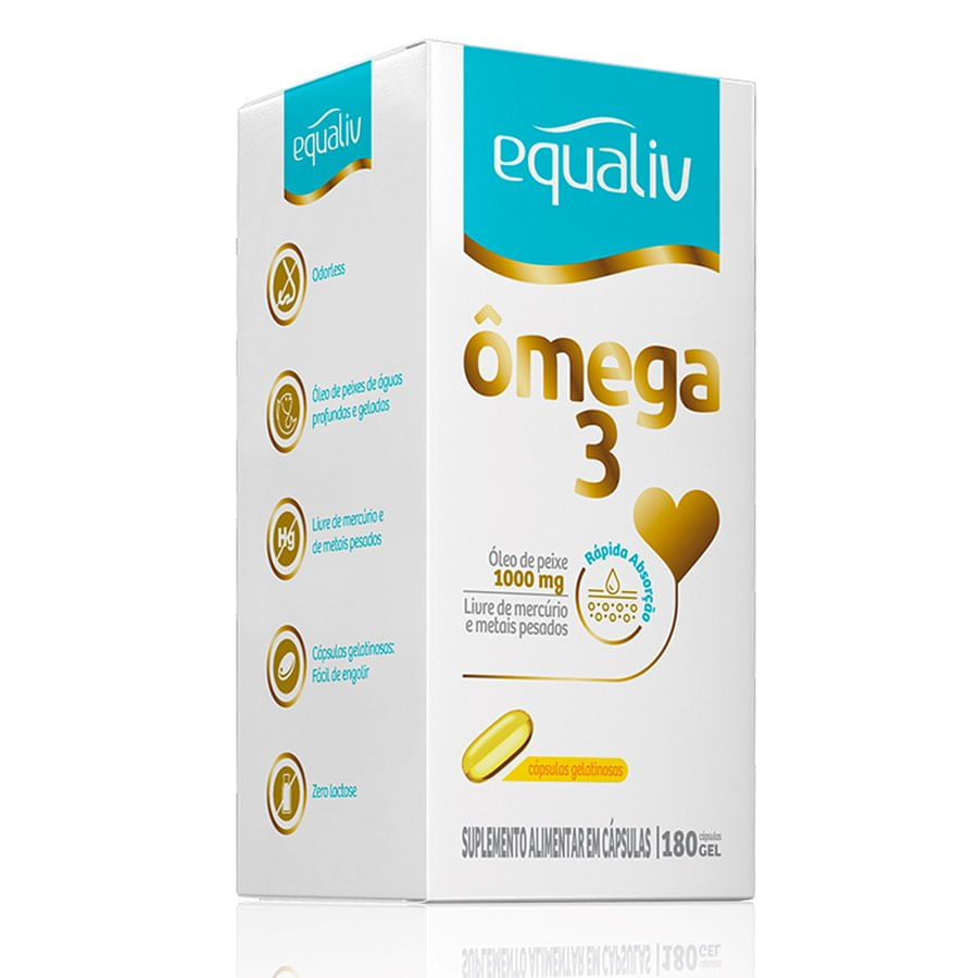 Ômega-3 1000mg 180 Cápsulas - Imagem 1