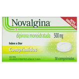 Novalgina 500mg Caixa com 30 Comprimidos