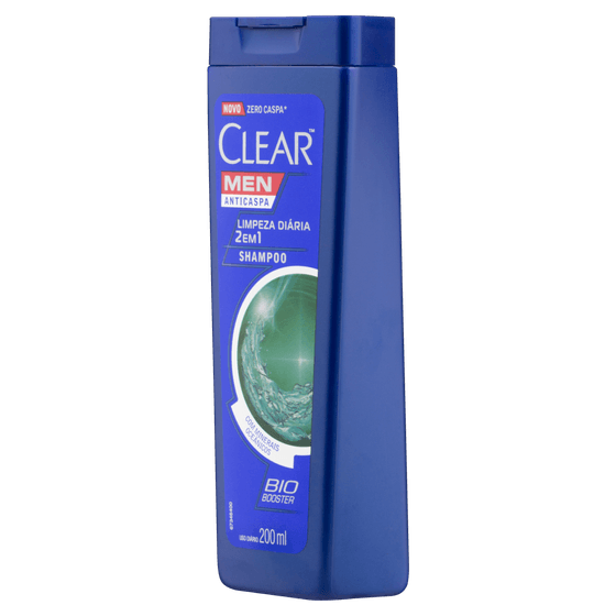 Shampoo Anticaspa Clear Men Limpeza Diária 200ml - Imagem 3