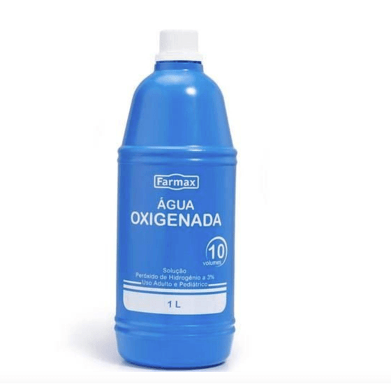 Água Oxigenada Farmax 10 Volumes Antisséptico 1L - Imagem 1