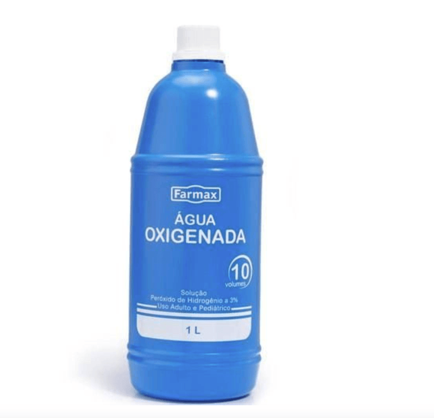 Água Oxigenada Farmax 10 Volumes Antisséptico 1L - Imagem 1