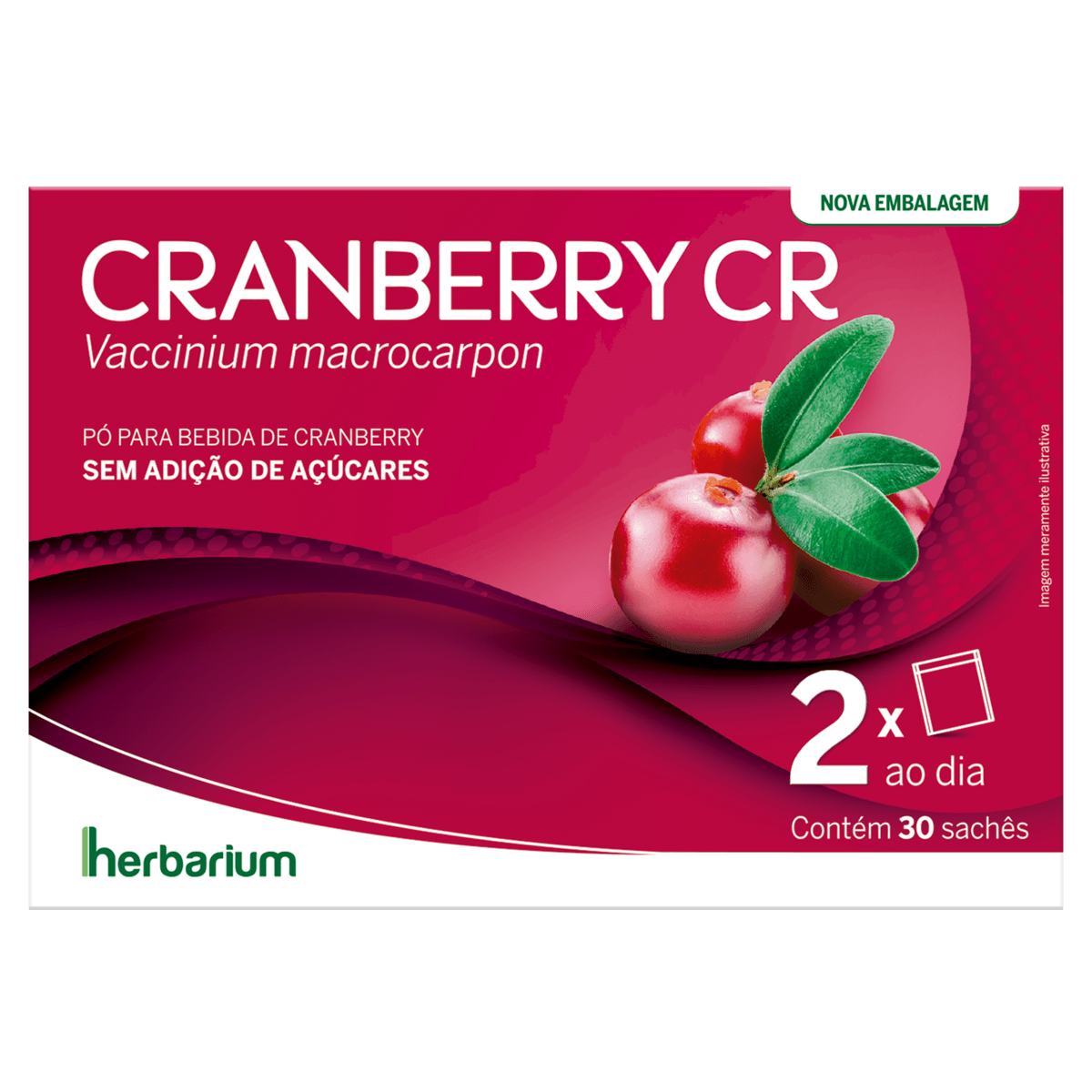 Cranberry CR sem Açúcar - 30 Sachês com 400mg - Imagem 1