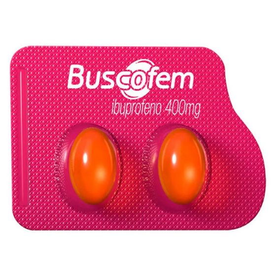 Buscofem 400MG Cápsula mole - Blíster com 2 Cápsulas - Imagem 1