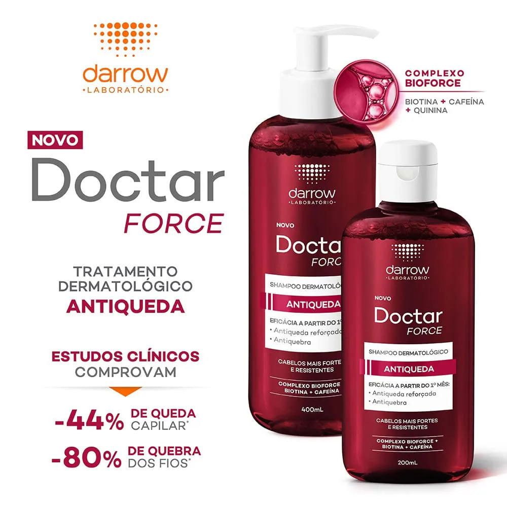 Shampoo Antiqueda Doctar Force 400mL - Imagem 2