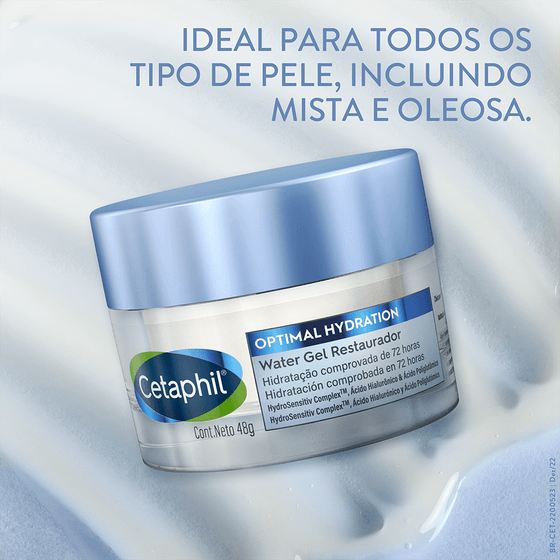 Cetaphil Hidratante Facial Water Gel Restaurador 48g - Imagem 2