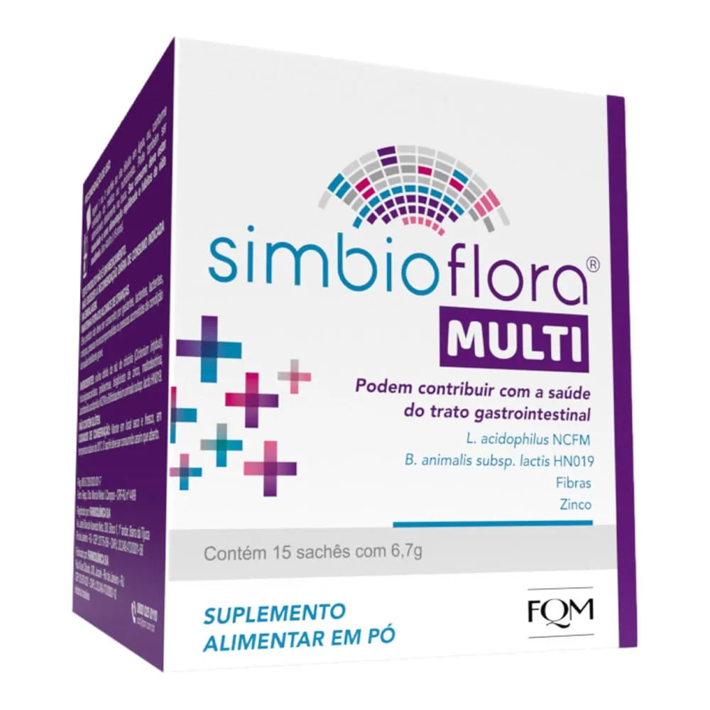 Simbioflora Multi 15 Sachês 6,7g - Imagem 1