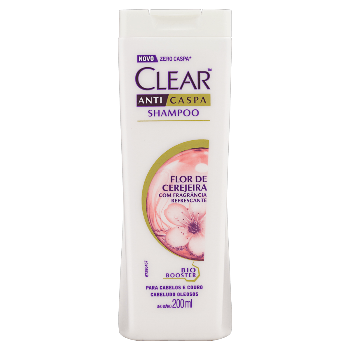 Clear Flor de Cerejeira Shampoo Anticaspa 200mL - Imagem 1