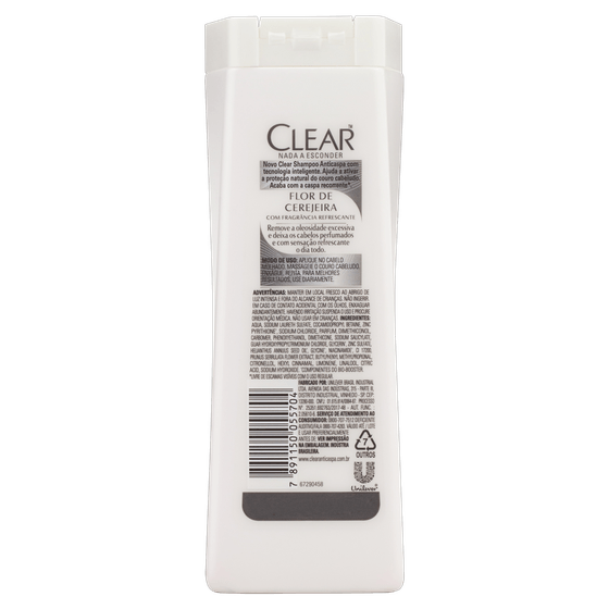 Clear Flor de Cerejeira Shampoo Anticaspa 200mL - Imagem 2