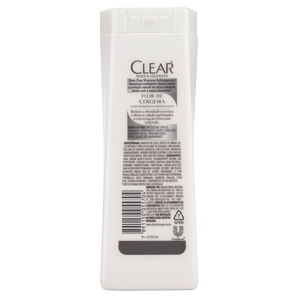 Clear Flor de Cerejeira Shampoo Anticaspa 200mL - Preview 2