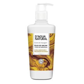 Creme-De-Massagem-D’agua-Natural-Oleo-De-Argan---Oleo-De-Amendoas-350g