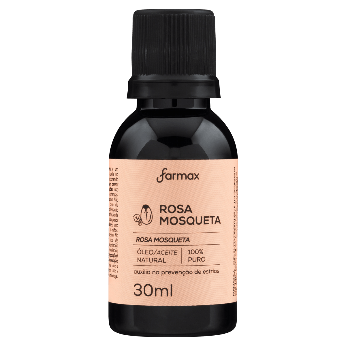 Óleo de Rosa Mosqueta Farmax - Frasco com 30mL - Imagem 1