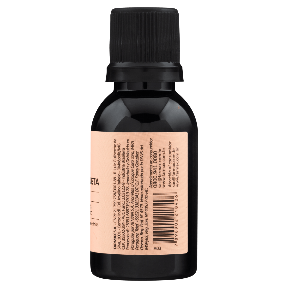 Óleo de Rosa Mosqueta Farmax - Frasco com 30mL - Imagem 3