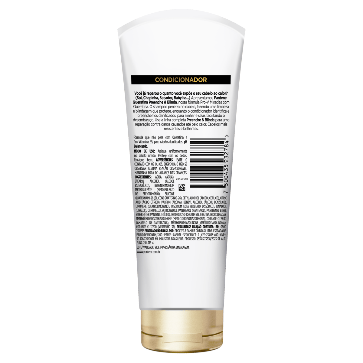 Condicionador Pantene Queratina Preenche & Blinda - Bisnaga com 150ml - Imagem 2