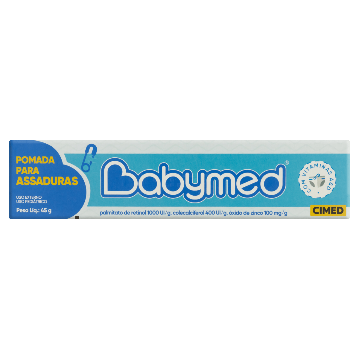 Pomada Preventiva de Assaduras Menino Babymed 45g - Preview 1