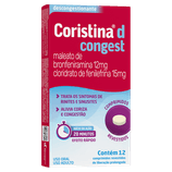 Coristina D Congest 12mg + 15mg - Caixa com 12 Comprimidos Revestidos de Liberação Prolongada