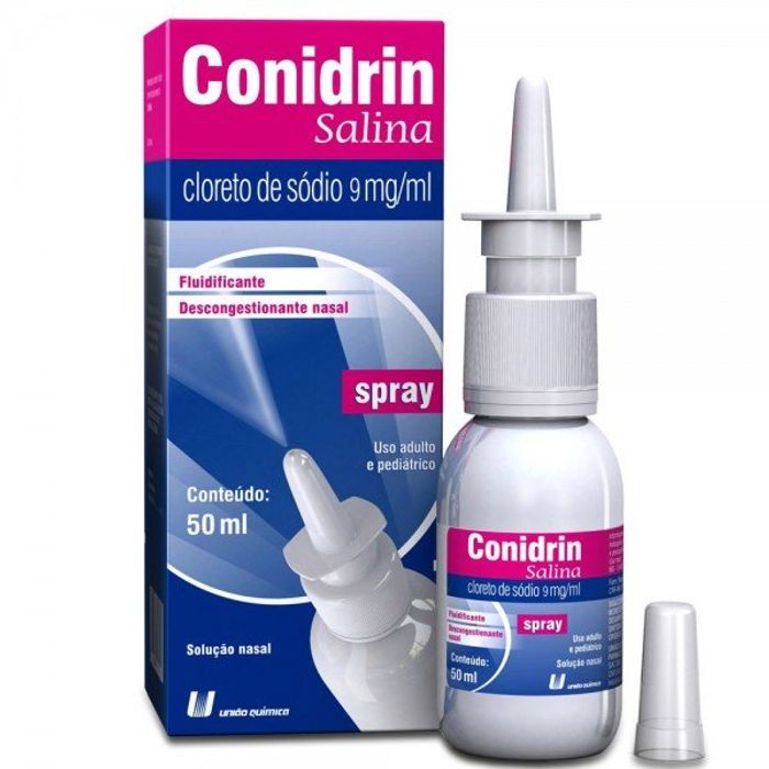 Conidrin Salina 9mg/mL Solução Nasal - Frasco com 50mL - Imagem 1