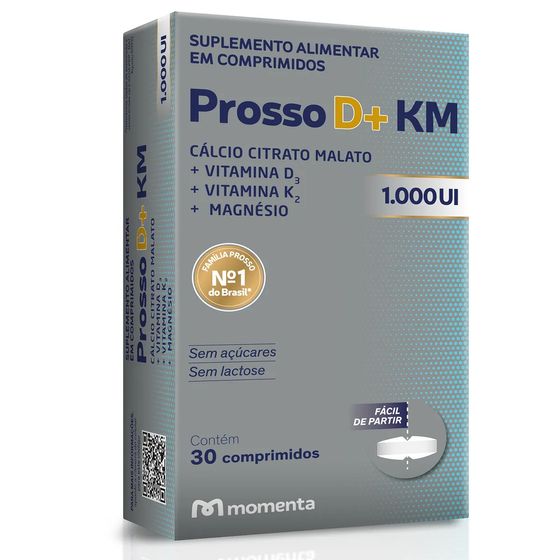 Prosso D+ KM 1000UI - Caixa com 30 Comprimidos - Imagem 1