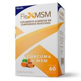 Flex MSM Cúrcuma + MSM - Caixa com 60 Comprimidos Revestidos
