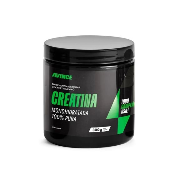Creatina Monohidratada Sem Sabor Avince - Pote com 300g - Imagem 1