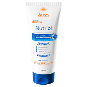 Loção Hidratante Corporal Nutriol com Perfume Peles Secas e Muito Secas 200mL