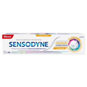 Creme Dental Antitártaro Sensodyne Proteção Completa Bisnaga com 90g