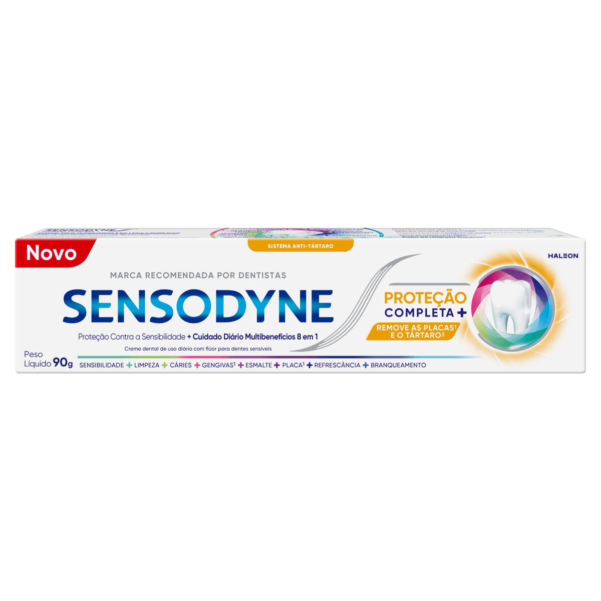 Creme Dental Antitártaro Sensodyne Proteção Completa   Bisnaga com 90g - Preview 1