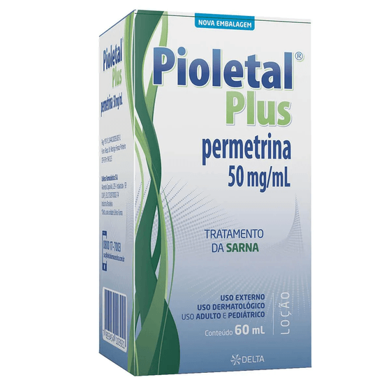 Pioletal Plus 50MG/ML Loção tópica - Frasco com 60 mL - Imagem 1