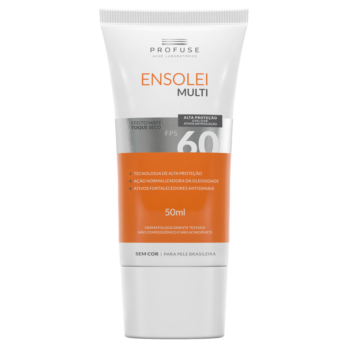 Protetor Solar Facial Toque Seco FPS 60 Profuse Ensolei Multi - Bisnaga com 50mL - Preview 1