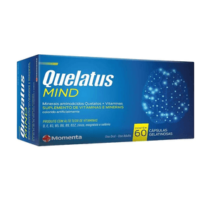 Quelatus Mind 60 - Caixa com 60 Cápsulas