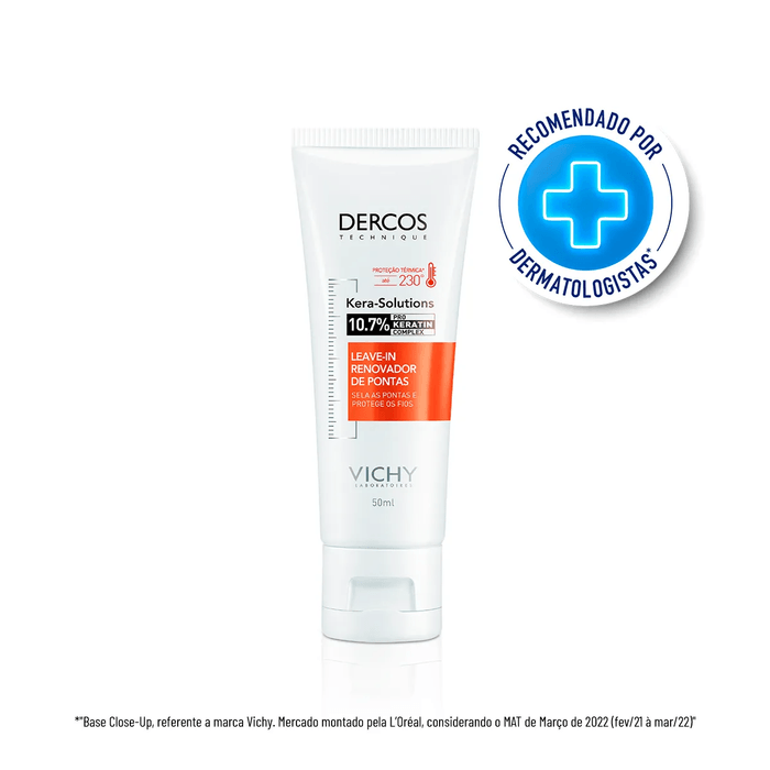 Renovador de Pontas Leave In Vichy Dercos Kera Solutions 50mL - Imagem 1