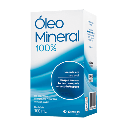 Óleo Mineral 100% Frasco com 100mL - Imagem 1