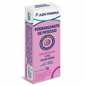 Permanganato-de-Potassio-100mg-30-Comprimidos---7896230300989