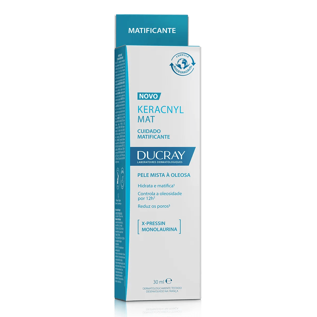 Creme Facial Keracnyl Mat Cuidado Matificante Pele Mista a Oleosa - Frasco com 30mL - Imagem 1