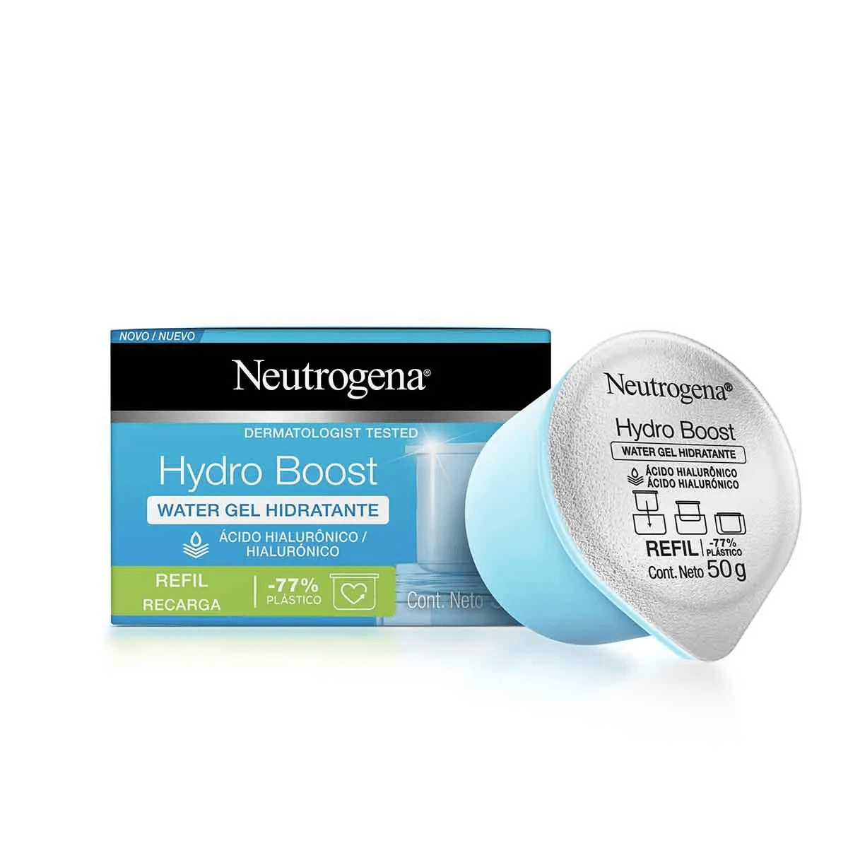 Neutrogena Hydro Boost Water Gel Hidratante Facial - Refil de 50g - Imagem 1