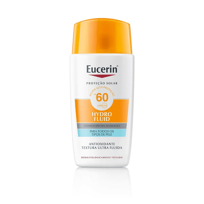 Protetor Solar Facial FPS60 Eucerin Hydro Fluid - Frasco com 50mL - Imagem 1