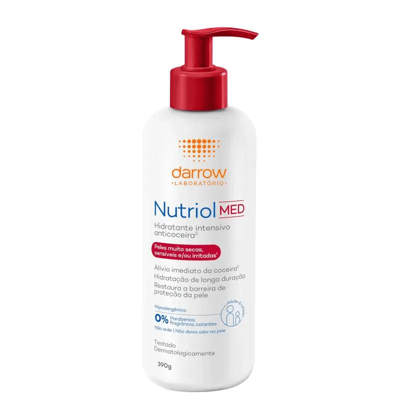 Loção Hidratante Corporal Intensivo Anticoceira Nutriol Med - Frasco com 390g - Imagem 1