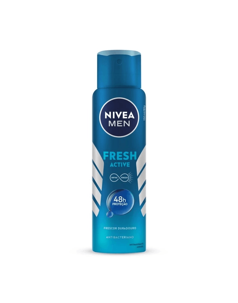 Desodorante Aerossol Nivea Men Fresh Active 150mL - Imagem 1