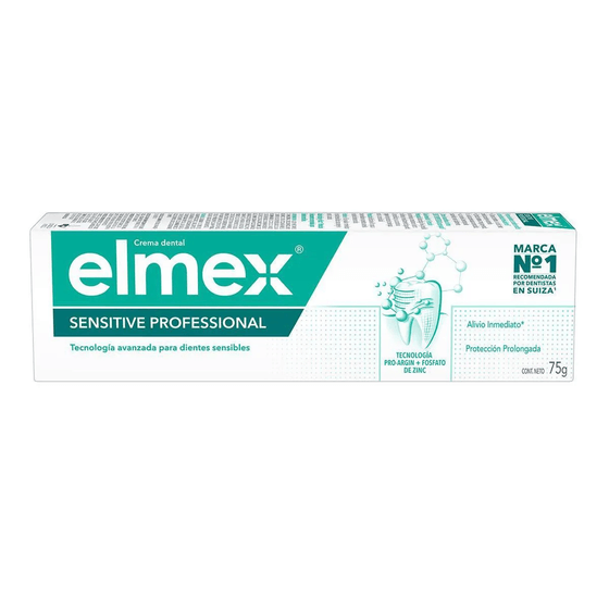 Creme Dental Elmex Sensitive Profissional Bisnaga com 75g - Imagem 1