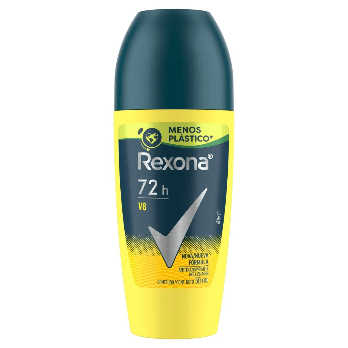 Desodorante Masculino Rexona Motionsense V8 Roll-On, 50mL - Imagem 1